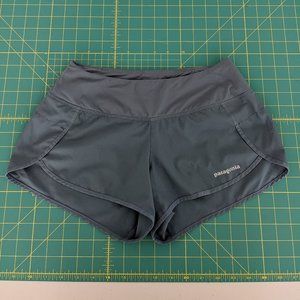 Patagonia Strider Running Shorts Plume Grey Size XS